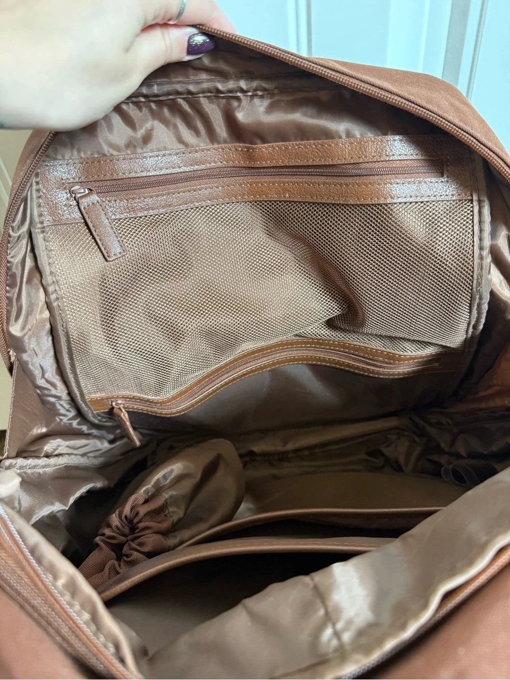 BEIS Maple Expandable Backpack - - Picture 6 of 10